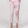 Harlow & Lloyd Pants & Joggers Pink Cherry Blossom Women's Belted Tapered Pants 2 Harlow & Lloyd Pants & Joggers Pink Cherry Blossom Women's Belted Tapered Pants
