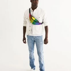 Harlow & Lloyd Rainbow Pride Crossbody Sling Bag