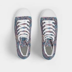 Harlow & Lloyd Shoes Perfect Paisley Women's Hightop Canvas Shoe