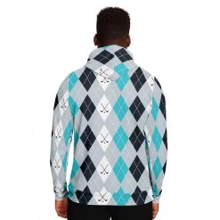 Subliminator Hoodies Vintage Golf Pattern Unisex Hoodie