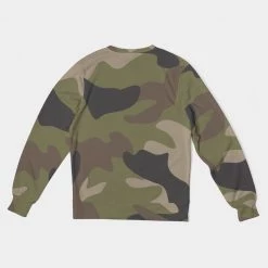 Harlow & Lloyd Woodland Camo Men's French Terry Pullover Sweatshirt Sweatshirts & Pullovers