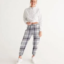 Harlow & Lloyd Black & White Tartan Check Lightweight Women's Track Pants Pants & Joggers 13 Harlow & Lloyd Black & White Tartan Check Lightweight Women's Track Pants Pants & Joggers