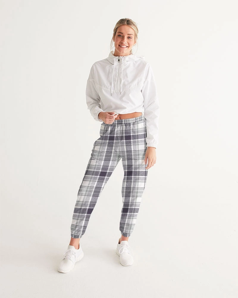 Harlow & Lloyd Black & White Tartan Check Lightweight Women's Track Pants Pants & Joggers 8 Harlow & Lloyd Black & White Tartan Check Lightweight Women's Track Pants Pants & Joggers