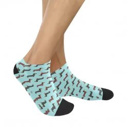 Interestprint Dachshund Lovers Womens Anklet Socks (4 Colors)