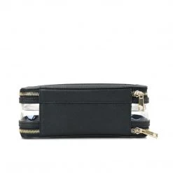 ALIX - CNGB Monogrammed Toiletry Bag In Black