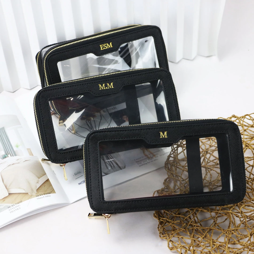 ALIX - CNGB Monogrammed Toiletry Bag In Blush Pink Bags 8 ALIX - CNGB Monogrammed Toiletry Bag In Blush Pink Bags