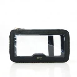 ALIX - CNGB Monogrammed Toiletry Bag In Black