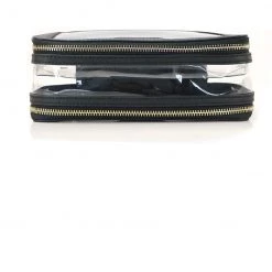 ALIX - CNGB Monogrammed Toiletry Bag In Black