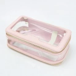 ALIX - CNGB Monogrammed Toiletry Bag In Blush Pink Bags