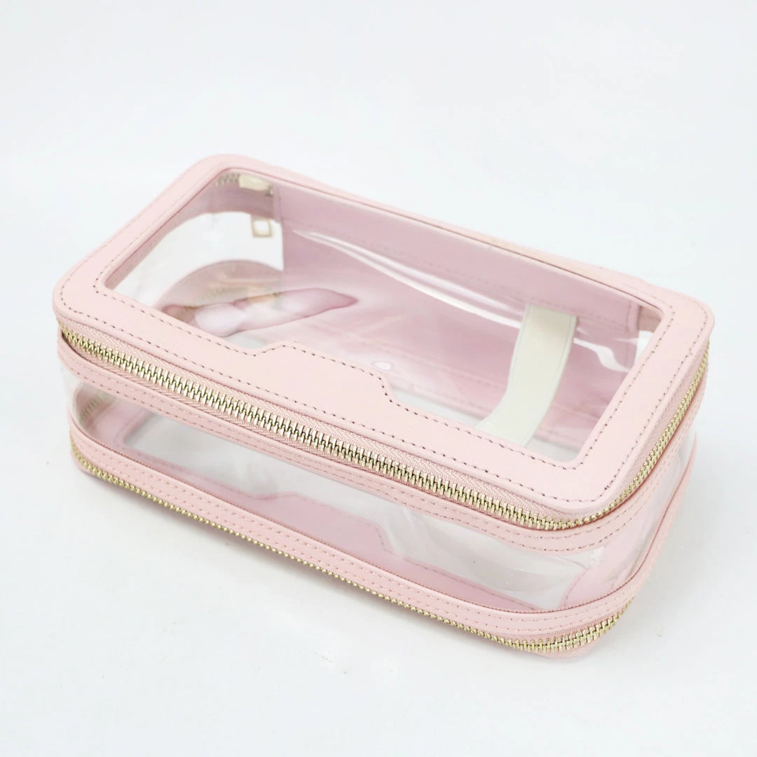 ALIX - CNGB Monogrammed Toiletry Bag In Blush Pink Bags 4 ALIX - CNGB Monogrammed Toiletry Bag In Blush Pink Bags