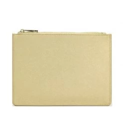 Harlow & Lloyd Personalized Monogram Pouch In Saffiano Leather (Multiple Colors)