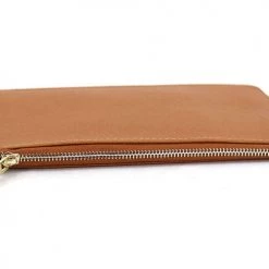 Harlow & Lloyd Personalized Monogram Pouch In Saffiano Leather (Multiple Colors)