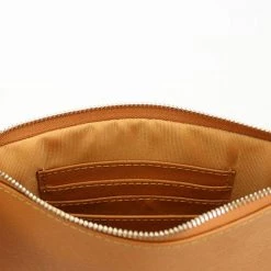 Harlow & Lloyd Personalized Monogram Pouch In Saffiano Leather (Multiple Colors)