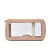 ALIX - CNGB Bags Monogrammed Toiletry Bag In Nude 1 ALIX - CNGB Bags Monogrammed Toiletry Bag In Nude