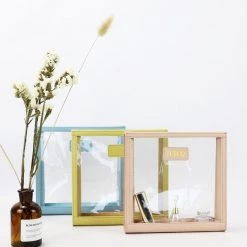 Harlow & Lloyd Bags Personalized Leather Trimmed Transparent Toiletry Bag In Brown 11 Harlow & Lloyd Bags Personalized Leather Trimmed Transparent Toiletry Bag In Brown