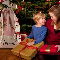 Harlow & Lloyd Personalized Santa Sack - Custom Christmas Sack