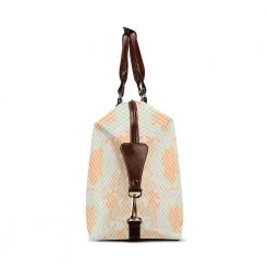 Harlow & LLoyd Green & Orange Snake Weekend Travel Bag