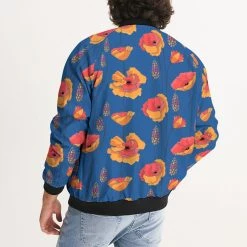 Harlow & Lloyd Jackets Wild Orange Vines Men's Bomber Jacket 11 Harlow & Lloyd Jackets Wild Orange Vines Men's Bomber Jacket