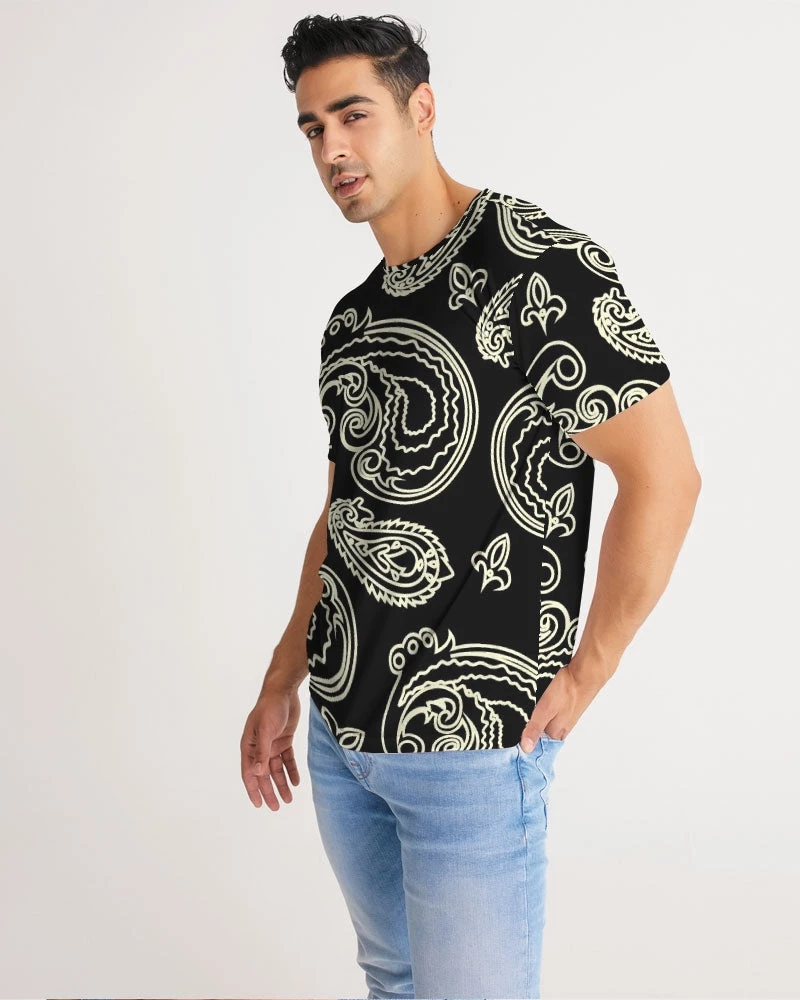 Harlow & Lloyd Black & Bone Paisley Men's Tee T Shirts & Tanks 6 Harlow & Lloyd Black & Bone Paisley Men's Tee T Shirts & Tanks