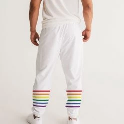 Harlow & Lloyd Rainbow Thin Stripes Lightweight Track Pants