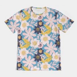 Harlow & Lloyd Blue Frisky Floral Men's Tee