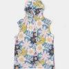 Harlow & Lloyd Hoodies Blue Frisky Floral Men's Premium Heavyweight Sleeveless Hoodie 2 Harlow & Lloyd Hoodies Blue Frisky Floral Men's Premium Heavyweight Sleeveless Hoodie
