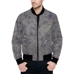 Harlow & Lloyd Orient Fishing Village Quilted Bomber Jacket Jackets