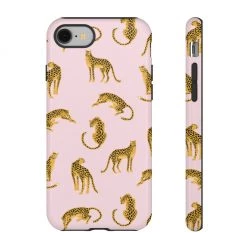 Printify Accessories Pink Leopards Tough Phone Case