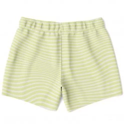 Subliminator Lime Wave Stripes Swim Shorts Men