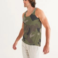 Harlow & Lloyd T Shirts & Tanks Woodland Camo Men's Tank