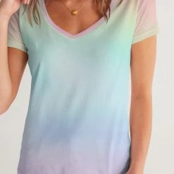 Harlow & Lloyd Soft Rainbow V-Neck Tee 13 Harlow & Lloyd Soft Rainbow V-Neck Tee