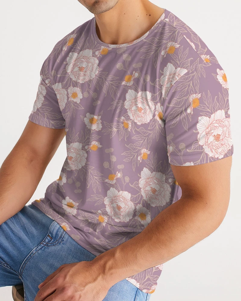 Harlow & Lloyd T Shirts & Tanks Orange Peonies Floral Rose Men's Tee 7 Harlow & Lloyd T Shirts & Tanks Orange Peonies Floral Rose Men's Tee