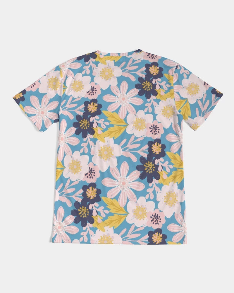 Harlow & Lloyd Blue Frisky Floral Men's Tee 10 Harlow & Lloyd Blue Frisky Floral Men's Tee