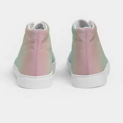 Harlow & Lloyd Shoes Soft Rainbow Men's Hightop Canvas Shoe 14 Harlow & Lloyd Shoes Soft Rainbow Men's Hightop Canvas Shoe