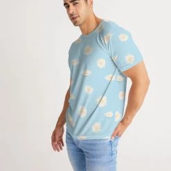 Harlow & Lloyd Blue Daisys Men's T Shirt