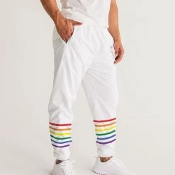 Harlow & Lloyd Rainbow Thin Stripes Lightweight Track Pants