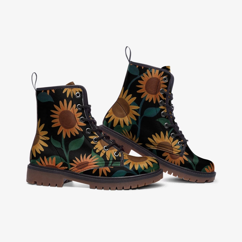 Harlow & Lloyd Sunflower Artiste Black Lace Up Boots Shoes 5 Harlow & Lloyd Sunflower Artiste Black Lace Up Boots Shoes