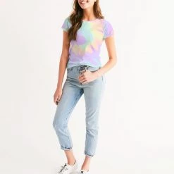 Harlow & Lloyd Lilac Mint Tie Dye Women's Tee T Shirts & Tanks 11 Harlow & Lloyd Lilac Mint Tie Dye Women's Tee T Shirts & Tanks