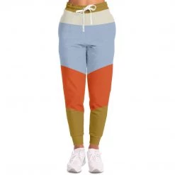 Subliminator Pants & Joggers Blue Orange Alpine Unisex Fleece Joggers