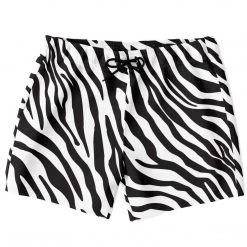 Subliminator Zebra Print Swim Shorts Men
