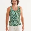 Harlow & Lloyd Spearmint Banana Leopard Print Men's Tank T Shirts & Tanks 1 Harlow & Lloyd Spearmint Banana Leopard Print Men's Tank T Shirts & Tanks