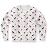 Subliminator Flying Flamingos White Unisex Sweatshirt Sweatshirts & Pullovers 2 Subliminator Flying Flamingos White Unisex Sweatshirt Sweatshirts & Pullovers
