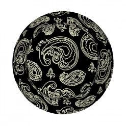 Harlow & Lloyd Black & Bone Paisley Bucket Hat Accessories