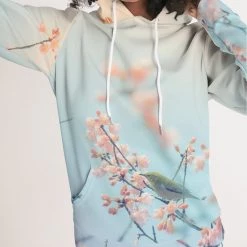 Harlow & Lloyd Cherry Blossoms With Bird Women's Hoodie Hoodies