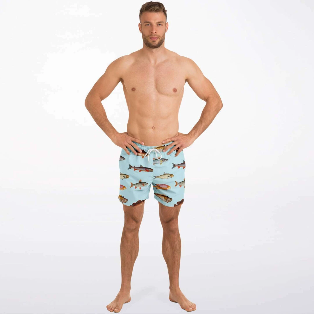 Subliminator School Of Fish Swim Shorts Men 5 Subliminator School Of Fish Swim Shorts Men