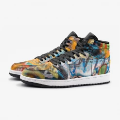 Harlow & Lloyd Shoes Peace Graffiti Unisex Sneakers