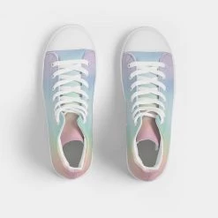 Harlow & Lloyd Soft Rainbow Women's Hightop Canvas Shoe
