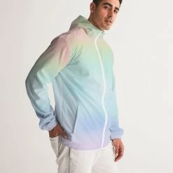 Harlow & Lloyd Soft Rainbow Hooded Windbreaker 12 Harlow & Lloyd Soft Rainbow Hooded Windbreaker