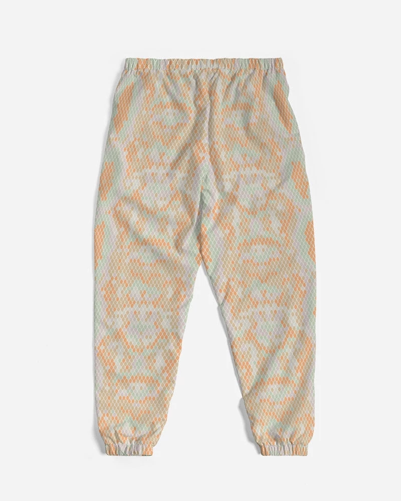 Harlow & Lloyd Green & Orange Snake Print Men's Lightweight Track Pants 10 Harlow & Lloyd Green & Orange Snake Print Men's Lightweight Track Pants