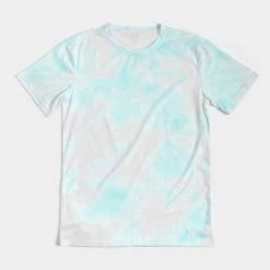 Harlow & Lloyd Blue Cloud Pastel Tie Dye Men's Tee T Shirts & Tanks